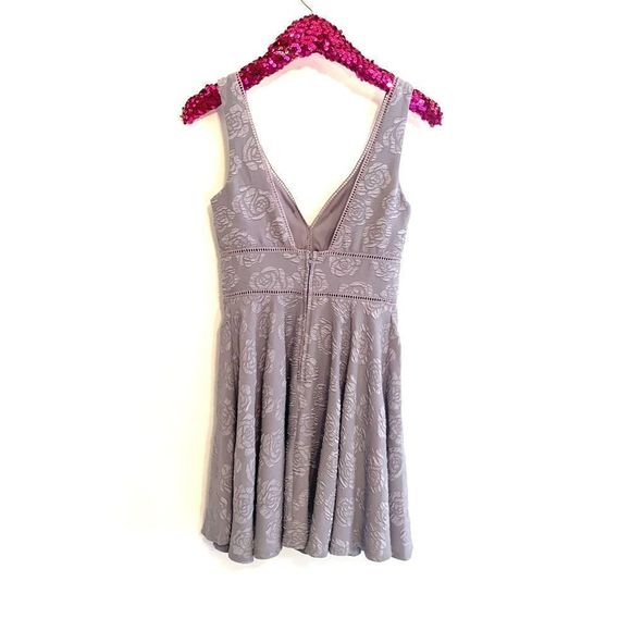 [Jodi Kristopher] Gray Textured Dress - Size 3 - Picture 5 of 5